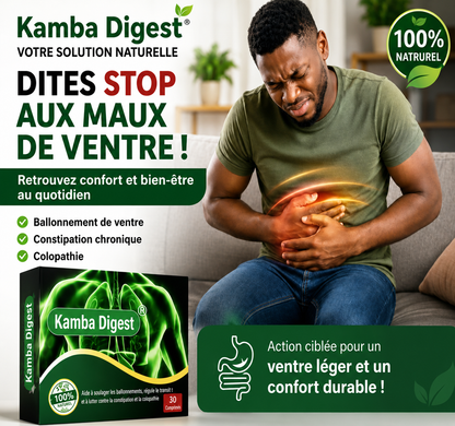 KAMBA DIGEST™ | Résout les problèmes de ballonnement de ventre, colopathie  Digestif & Naturel