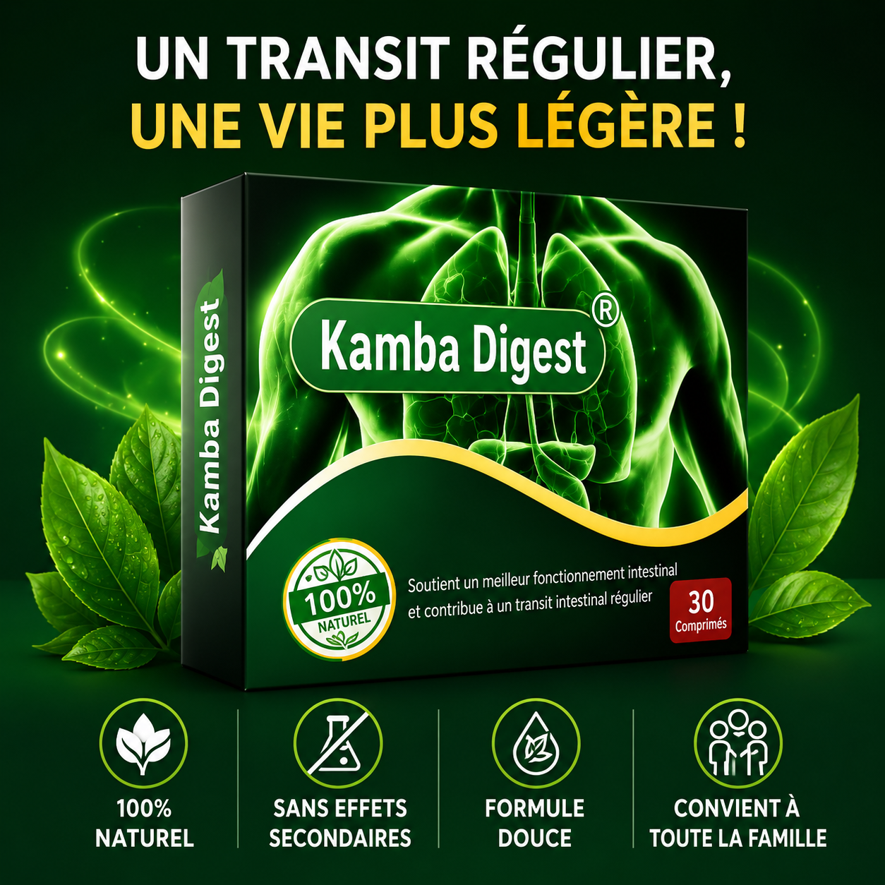 KAMBA DIGEST™ | Résout les problèmes de ballonnement de ventre, colopathie  Digestif & Naturel